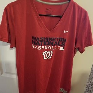 Nike dri-fit Washington Nationals shirt